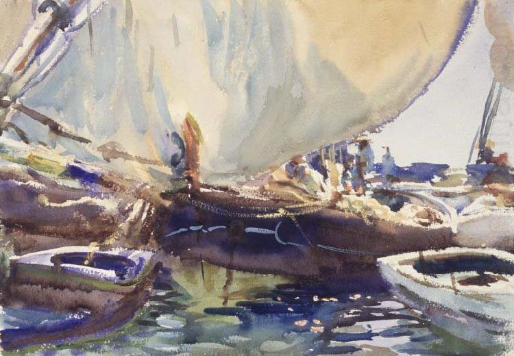 John Singer Sargent Melon Boats oil painting picture